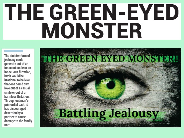 The Green Eyed Monster Tilak s Blog Dr Tilak S Fernando 